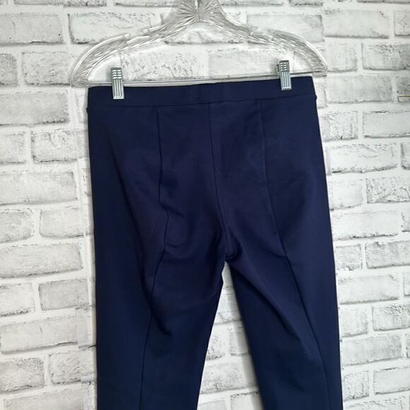 Crown & Ivy Womens Skinny Slim Pants Blue Mid Rise Pull On Stretch Size M - Picture 4 of 8